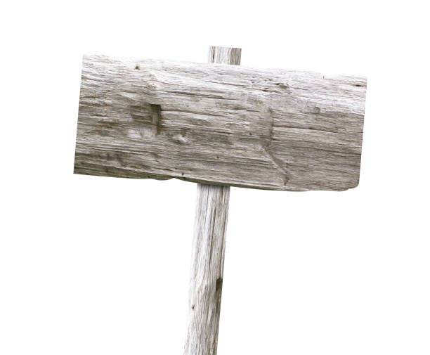 istock Wooden sign isolated on white. 832656010