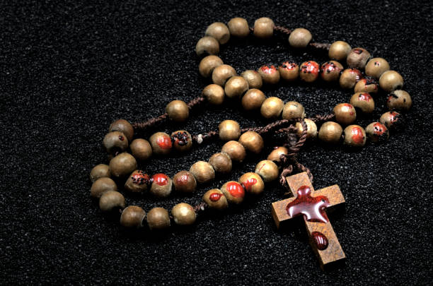 Rosary stock photo