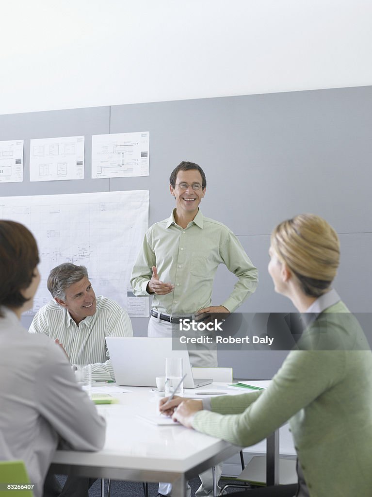 Pessoas de negócios, trabalhando na Sala de Conferência - Royalty-free Reunião Foto de stock