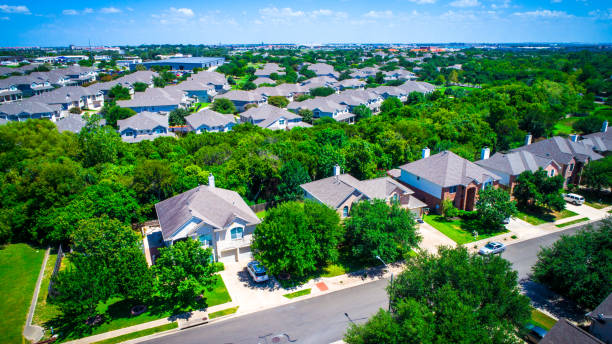 istock Aerial Suburb Austin Texas Hill Country 832689112