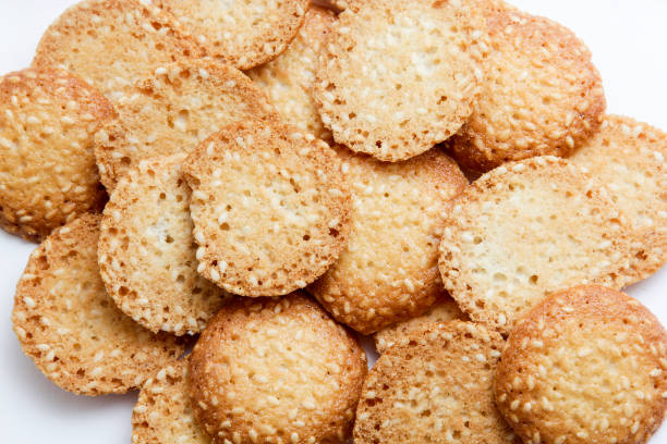 istock Delicious cookies on a white background 832731812