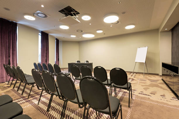 istock Interior of a modern luxury conference room 832737468