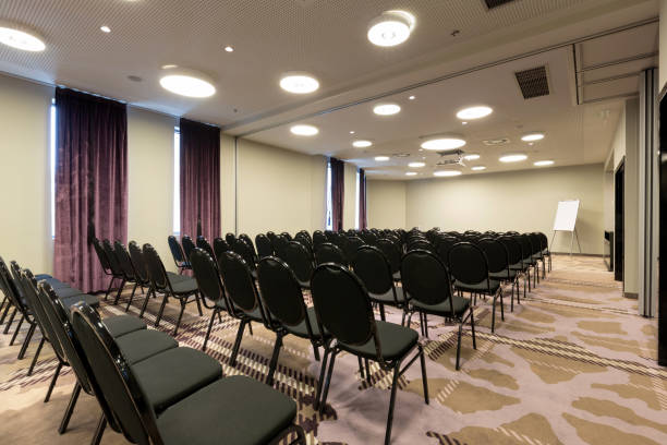istock Interior of a modern luxury conference room 832741486