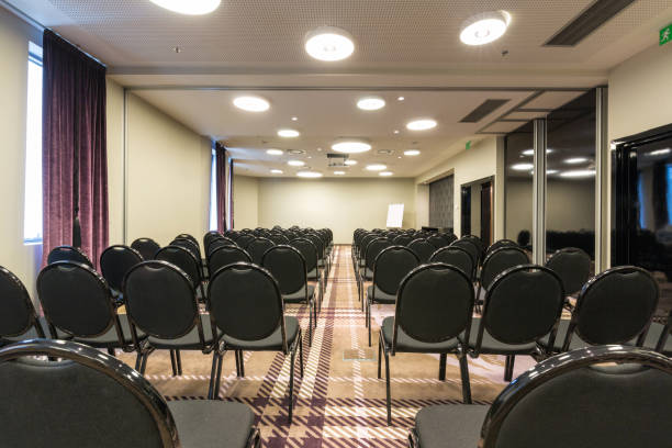 istock Interior of a modern luxury conference room 832742674