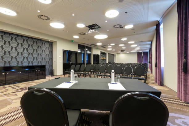 istock Interior of a modern luxury conference room 832747832