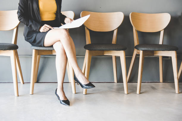 istock Young woman waiting for job interview 832747992