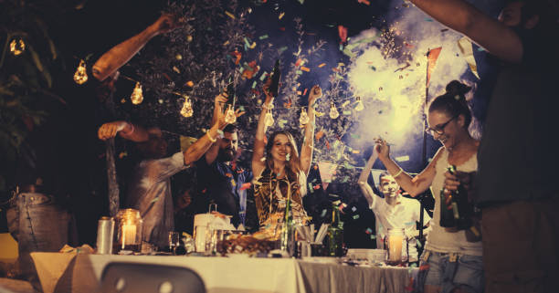 istock Beautiful birthday party 832841590