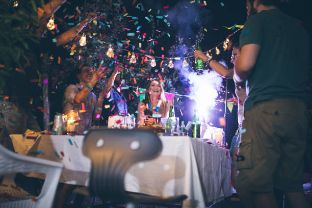 istock Birthday party outdoors 832861548