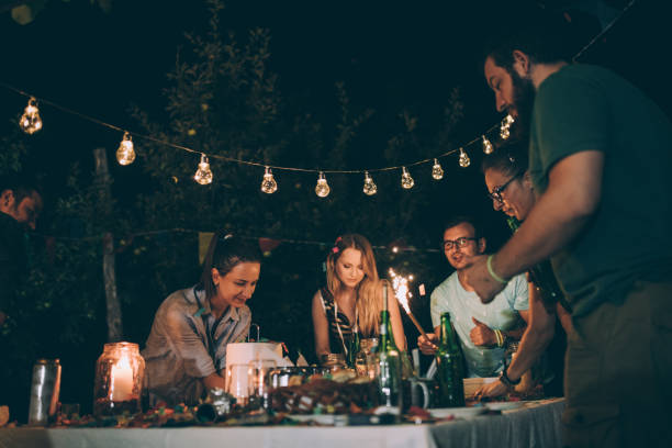 istock Friends at the party 832883366