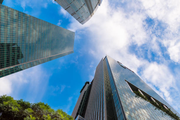 istock Skyscrapers tower and business downtown 832967208