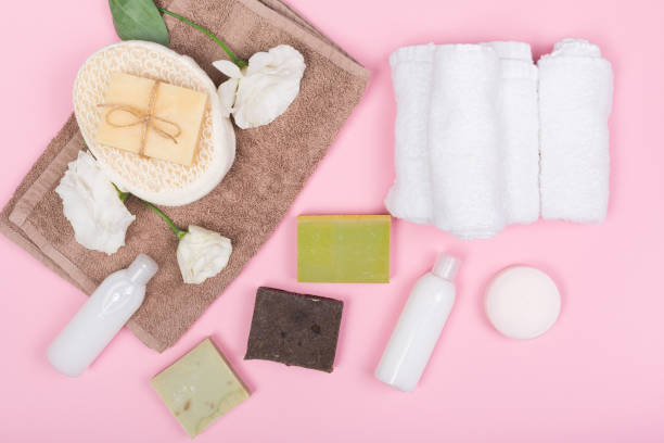 istock bathroom supplies and spa cosmetics 832996196