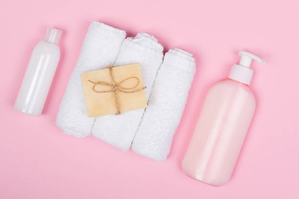 istock bathroom supplies and spa cosmetics 832996338