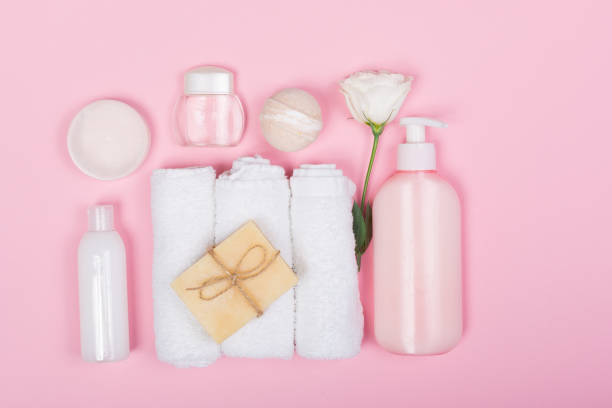 istock bathroom supplies and spa cosmetics 832996390