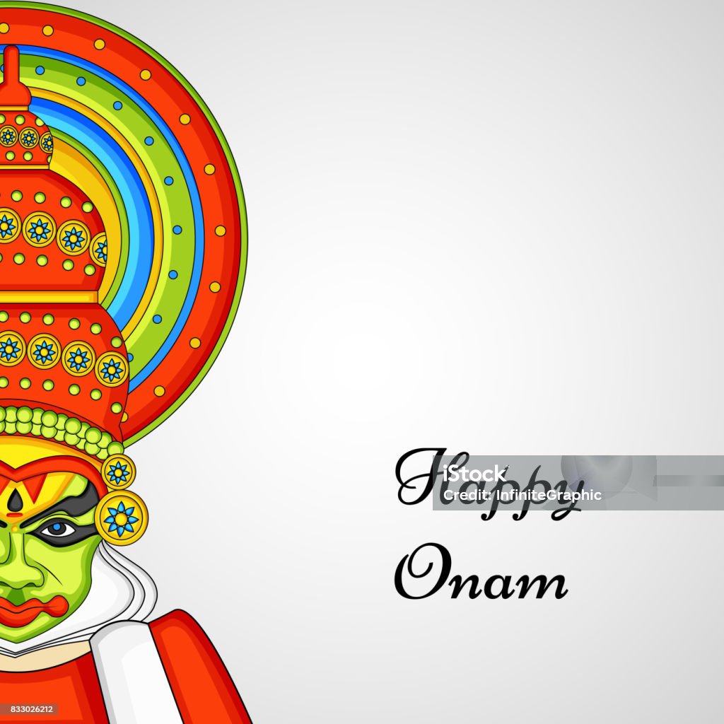 Illustration Of Hindu Festival Onam Background Stock Illustration ...