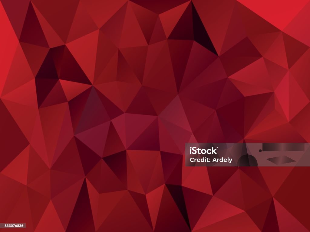 Redvector Triangle Polygon Border Vector Polygon Background With A Triangle Pattern In Red Color Stock ...
