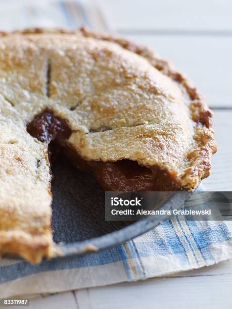 Fresh Baked Rhubarb Pie Stock Photo - Download Image Now - Autumn, Baking Sheet, Rhubarb