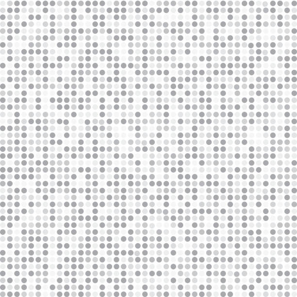 ilustraciones, imágenes clip art, dibujos animados e iconos de stock de resumen de rayas gris y blanco al azar puntos de fondo de semitono de la tecnología digital - speckled trout illustrations