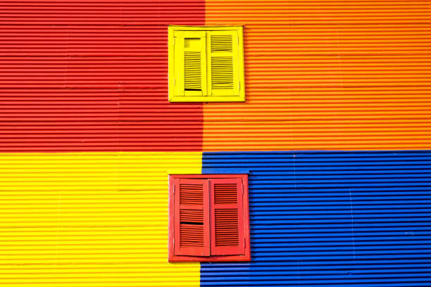 istock Colorful wall in La Boca, Buenos Aires 833140292