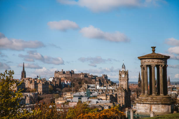 istock Historic Edinburgh from Calton Hill at sunset 833144786