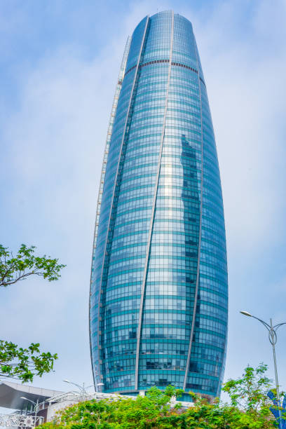 istock Modern building symbol of the lotus 833147656