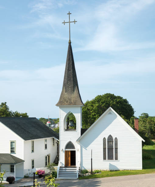 istock Mackinac Island - Trinity Church 833154140