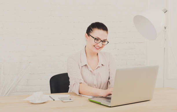 istock Middle-aged business woman in office 833156538