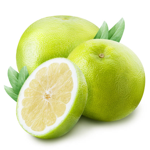 istock sweetie fruit Cut Isolated on white background 833196060