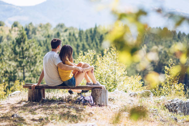 istock Love on top of mountain 833211502