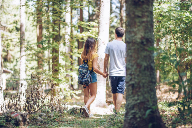 istock Couple in summer walk 833230600