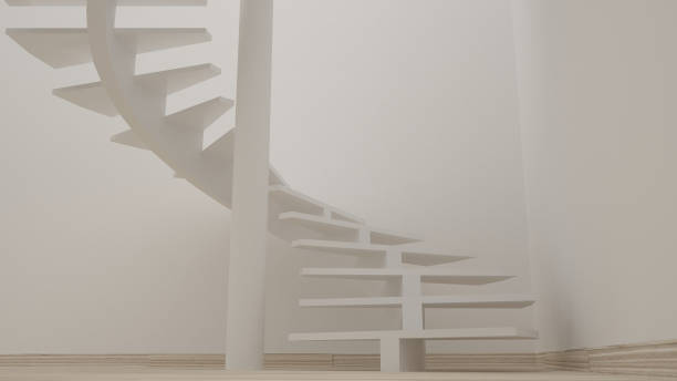 istock stairs in a house (3d rendering) 833236812
