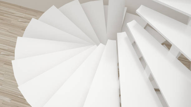 istock stairs in a house (3d rendering) 833236826