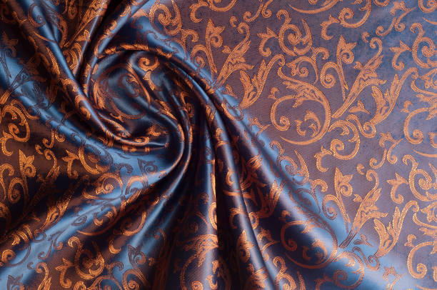 istock The texture of the silk fabric. 833252728