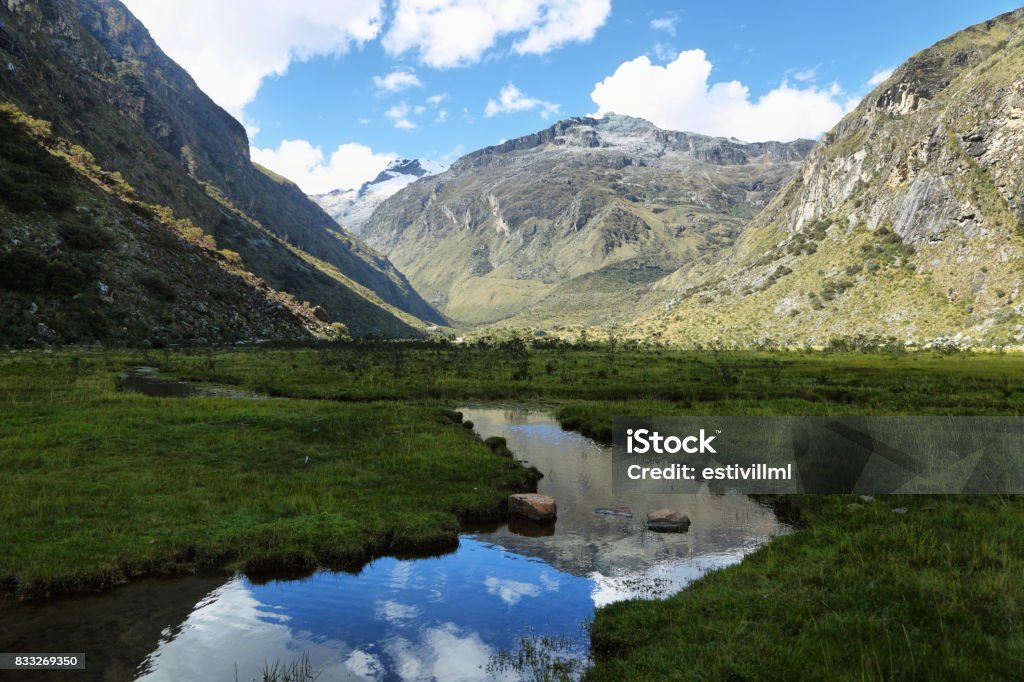 Lake Shore de Llanganuco Orconcocha - Foto de stock de Agua libre de derechos