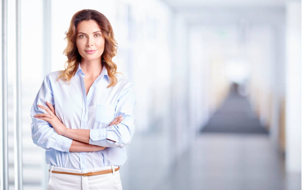istock Smiling young businesswoman 833295902