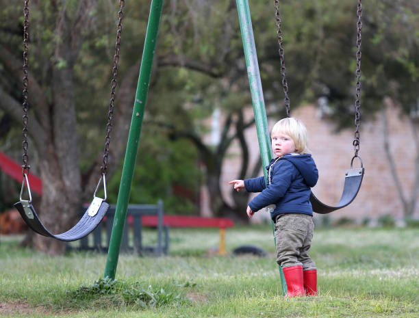 istock A playing at the park swings 833296582