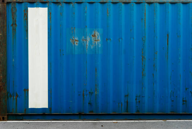 Shipping Container Texture Detail and closeup photo