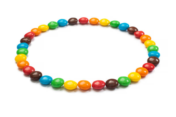 istock Circle of colored candies 833315436