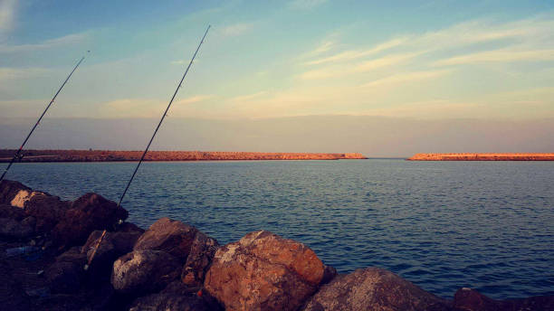 Saidia, Morocco, Fishing Activity, Evening, Summer, Vacation