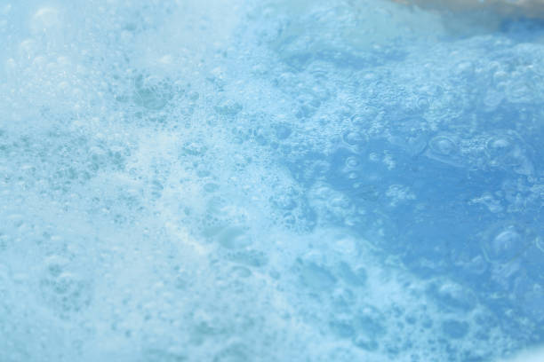 istock Close-up view on soapsuds in bathroom 833327482