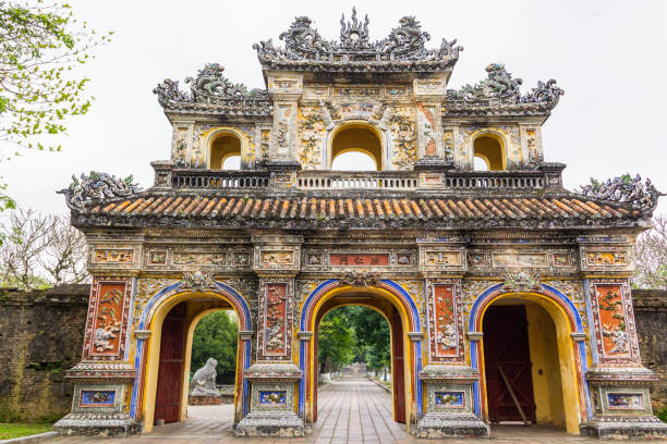 istock Big gate in Hue imperial city 833328302