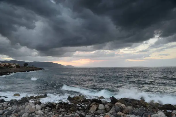 Evening at Sisi, Crete