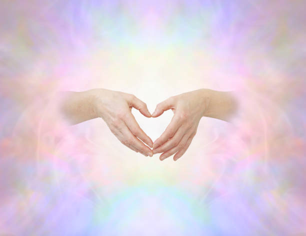 istock Sacred heart hand sign 833333724
