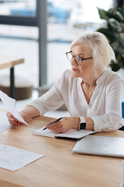 istock Smart hard working woman working in her office 833383438