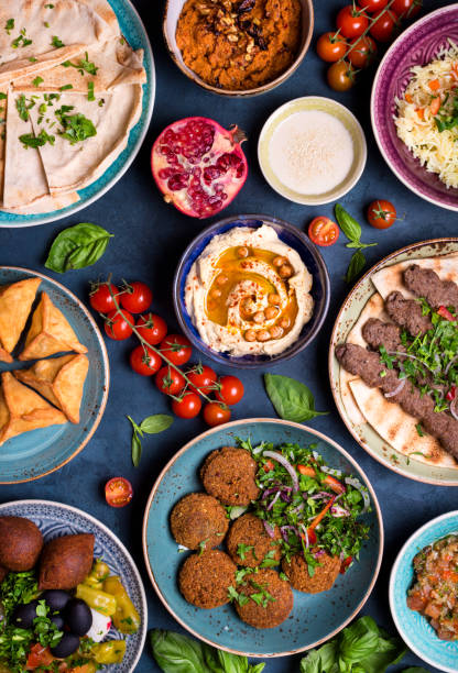 istock Arabic dishes and meze 833390222