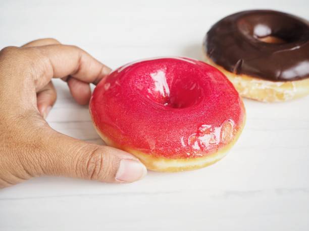 istock Strawberry and chocolate donut 833390894