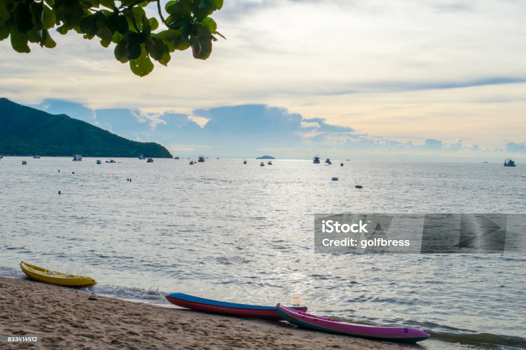 boat on the beach Beach Stock Photo