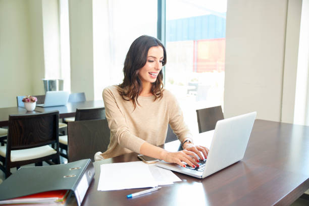 istock Financial consultant professional woman 833473176