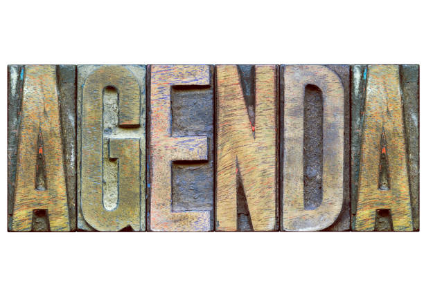 istock agenda wooden word 833487368