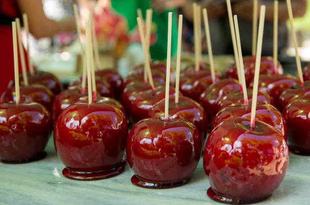 istock green apple in a caramel glaze 833496758