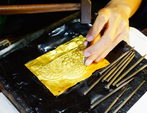 istock Craft gold jewelery making 833502992